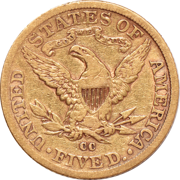 1891-CC VF/reverse scratch
