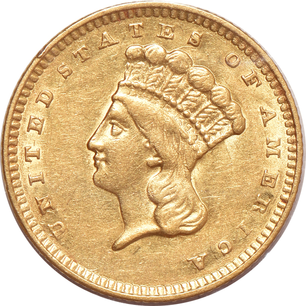 Two 1856 Slanted 5 and an 1861, all AU