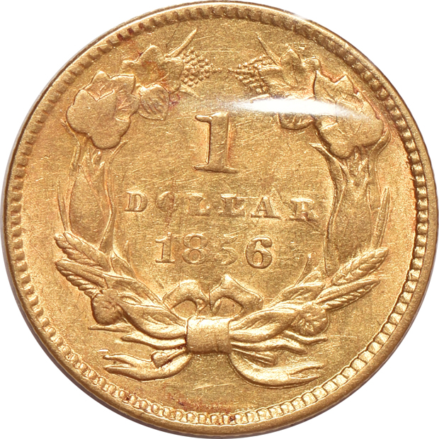 Two 1856 Slanted 5 and an 1861, all AU