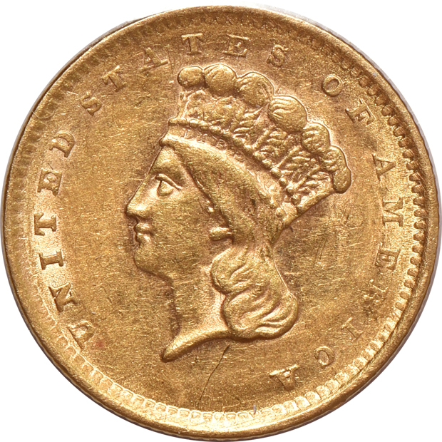 Two 1856 Slanted 5 and an 1861, all AU