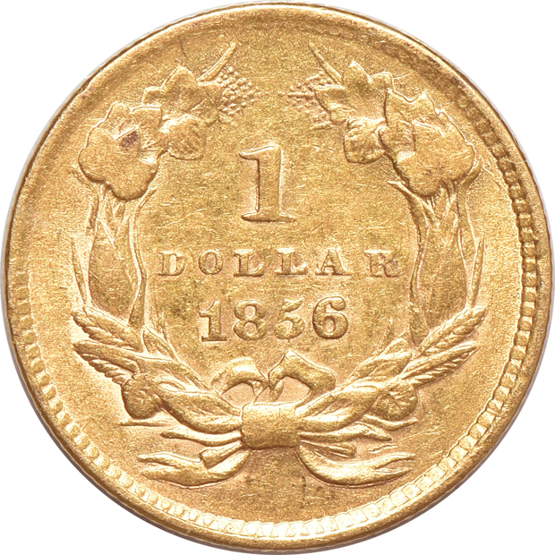 Two 1856 Slanted 5 and an 1861, all AU