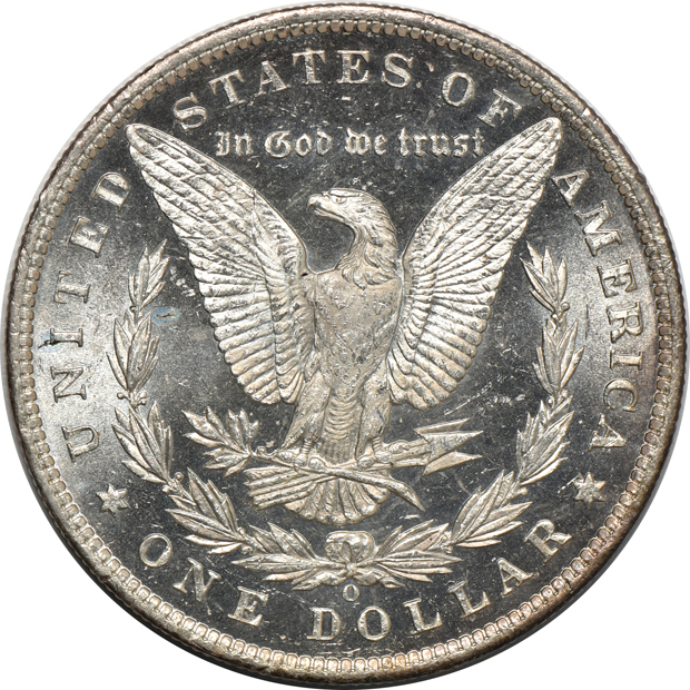 1879-S, 1883-O, and  an 1885-O, all UNC