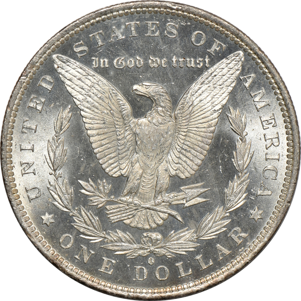 1879-S, 1883-O, and  an 1885-O, all UNC