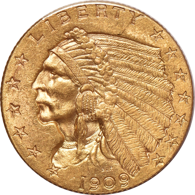 Six AU Indian quarter-eagles