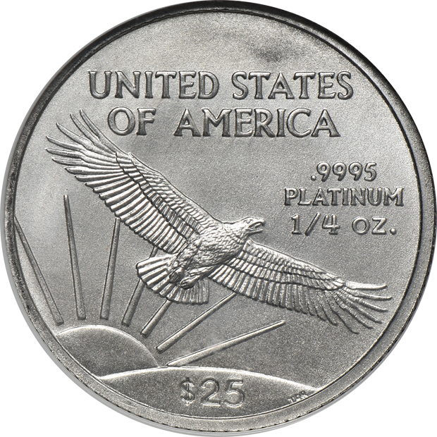 2005 $25 1/4oz Platinum American Eagle NGC MS-70