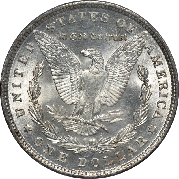1887 MS-63, and an 1889 MS-65, both PCGS CAC