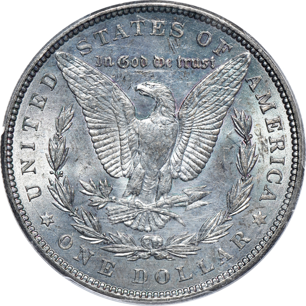 1887 MS-63, and an 1889 MS-65, both PCGS CAC