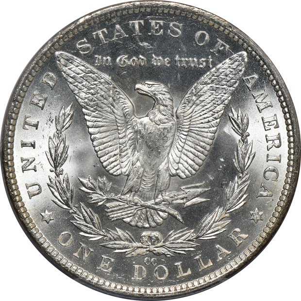 1882-CC MS-63, and an 1882-CC MS-64, both CAC