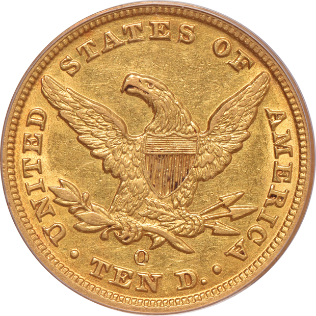 1853-O PCGS AU-50 CAC
