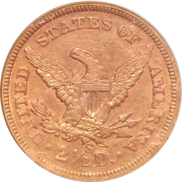 1856-S PCGS AU-50