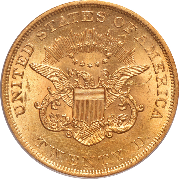 1861 PCGS MS-60 (green label)