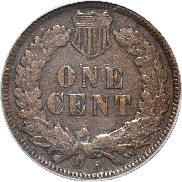 1877 VF-20, and a 1909-S F-15, both PCGS