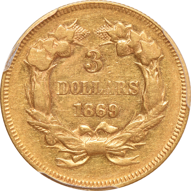 1869 PCGS XF-40