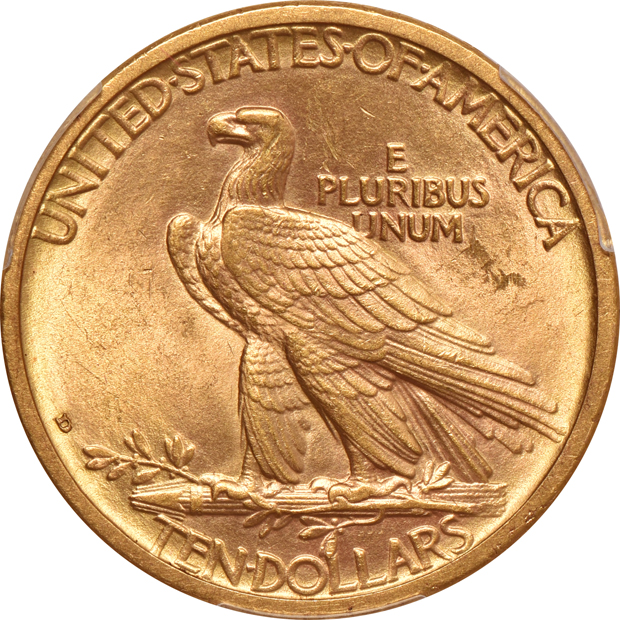 1908-D No Motto PCGS MS-63+