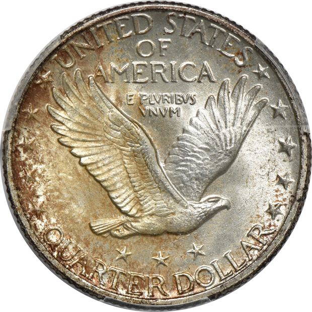 1917 Type 1 MS-62FH, 1917-D Type 1 MS-64FH, and a 1926 MS-64+, all PCGS