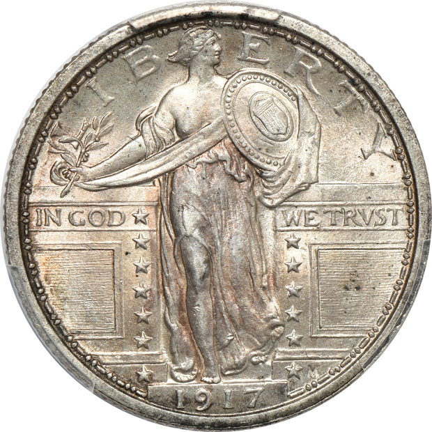 1917 Type 1 MS-62FH, 1917-D Type 1 MS-64FH, and a 1926 MS-64+, all PCGS