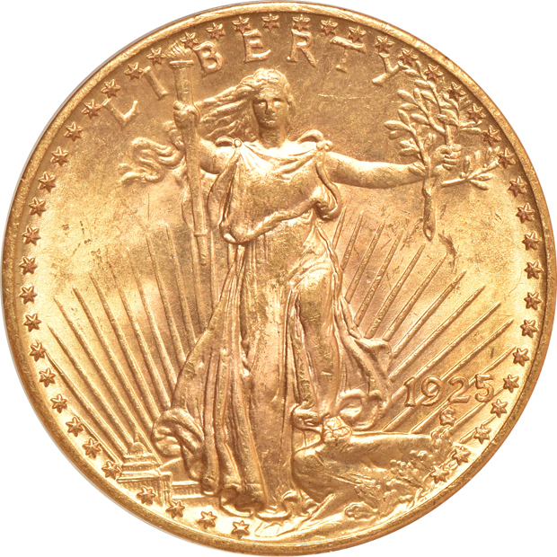 Three 1925 PCGS MS-63 (green label)