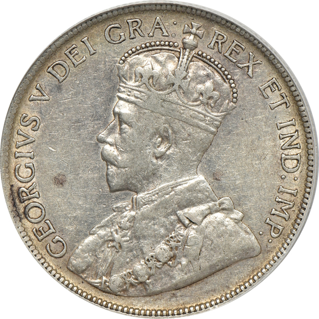 Canada - Nine half-dollars certified by ANACS