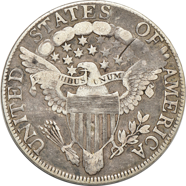 1806 6 Over Inverted 6 F details/reverse scratch