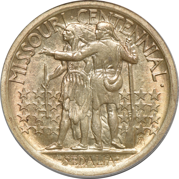1921 Missouri 2X4 PCGS MS-64