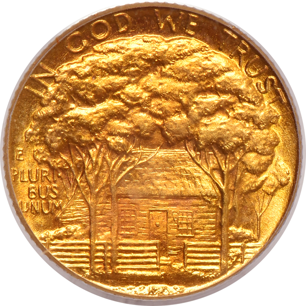 1922 Grant Memorial With Star $1 PCGS MS-65