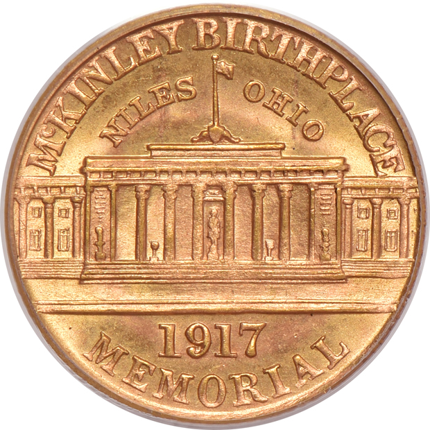 1917 McKinley $1 PCGS MS-65