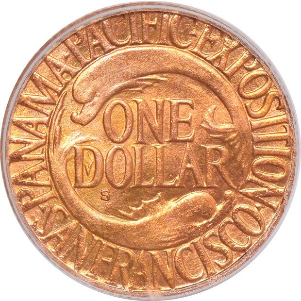 1915-S Panama-Pacific $1 PCGS MS-65