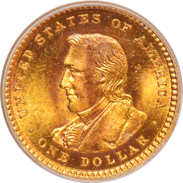 1904 Lewis & Clark $1 PCGS MS-65