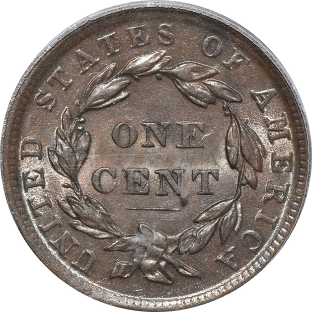 1839 Silly Head PCGS MS-64BN CAC