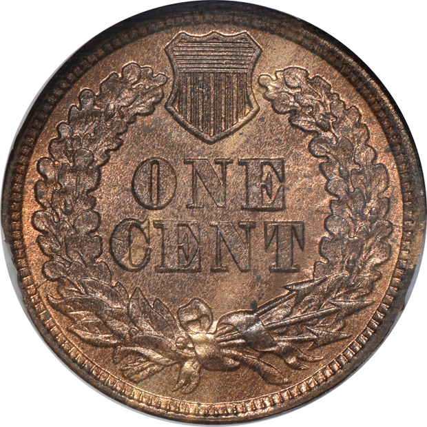 1866 NGC MS-64 RB CAC