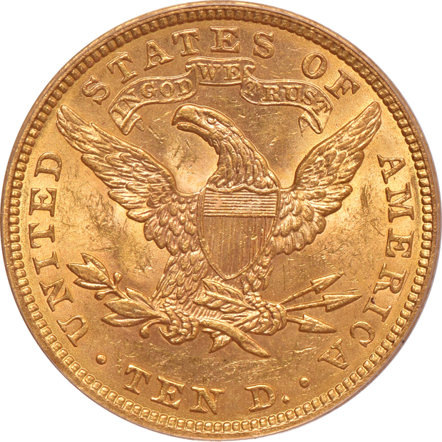 1901 and 1901-S NGC MS-62, and a 1907 Liberty PCGS MS-62