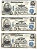 Three sequential 1902 $5 Blue Seal - St. Louis, MO Charter #11989 - VF