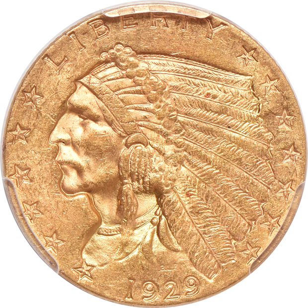 1929 MS-62, and a 1929 MS-63, both PCGS