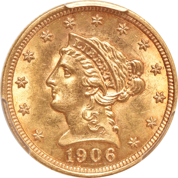 1904 MS-63, and a 1906 MS-62, both PCGS