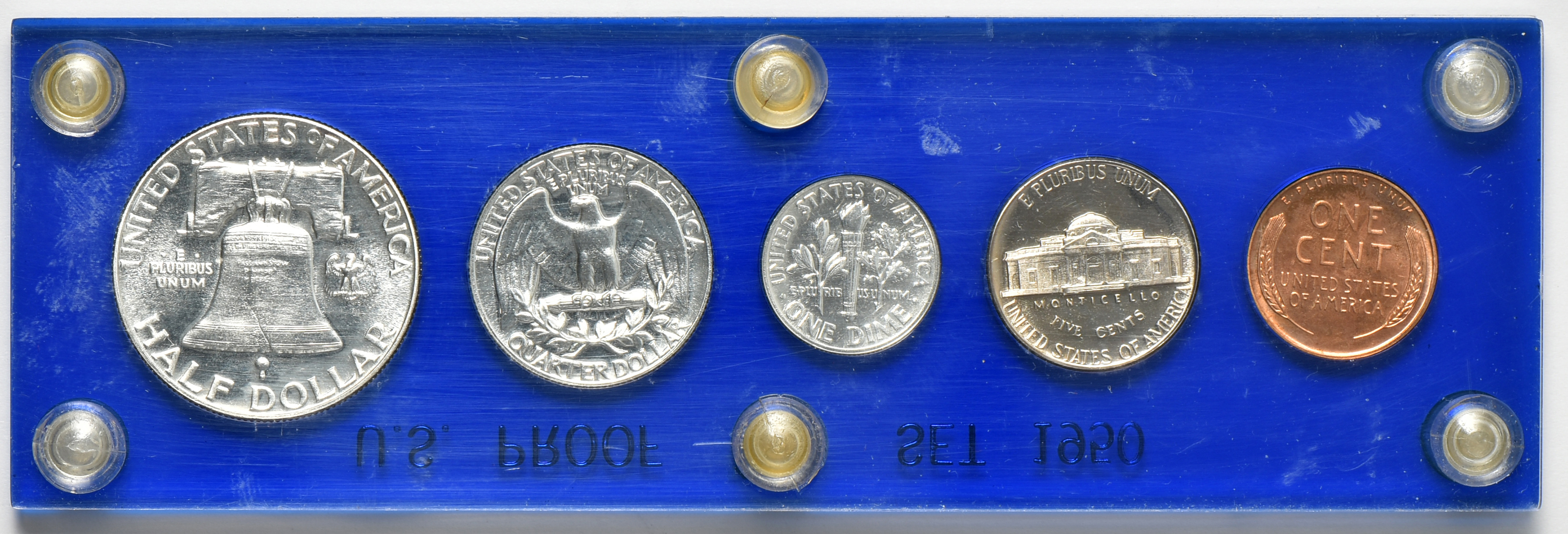 1950 Proof Set in a Capital Plastics holder