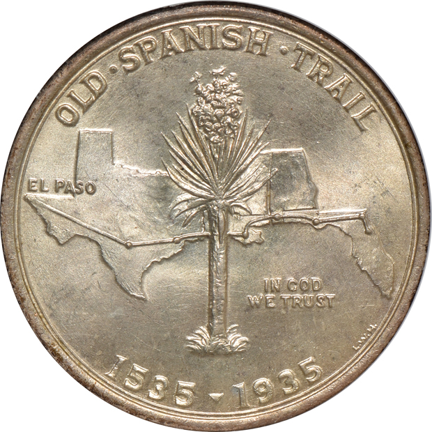 1935 Spanish Trail NGC MS-65 CAC