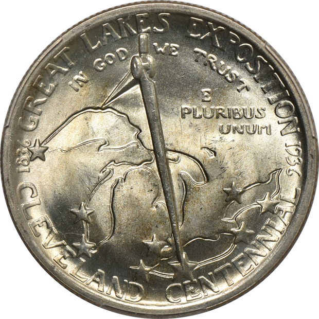 1936 Cleveland PCGS MS-67 CAC