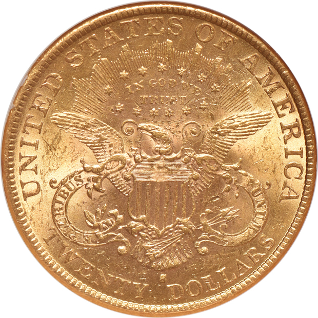 1891-S NGC MS-61