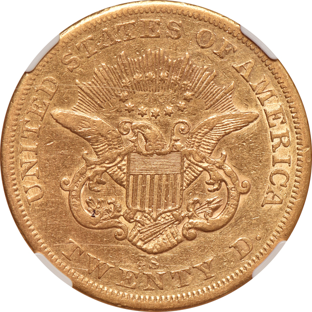 1856-S NGC XF details/cleaned