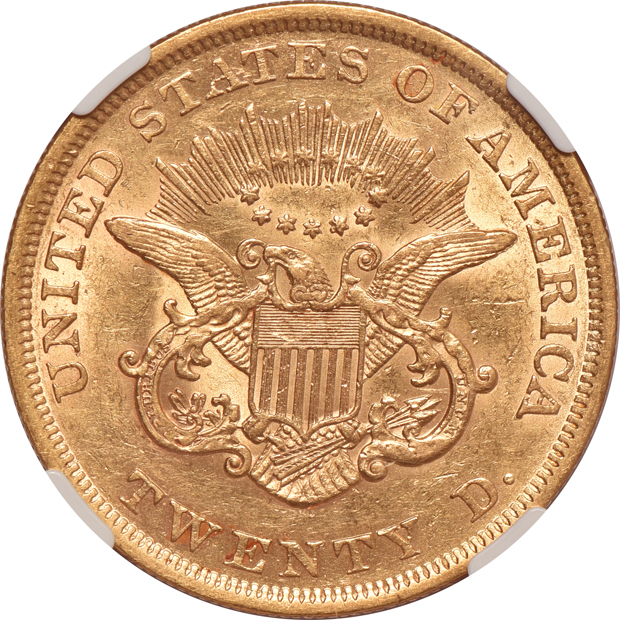 1852 NGC AU-53