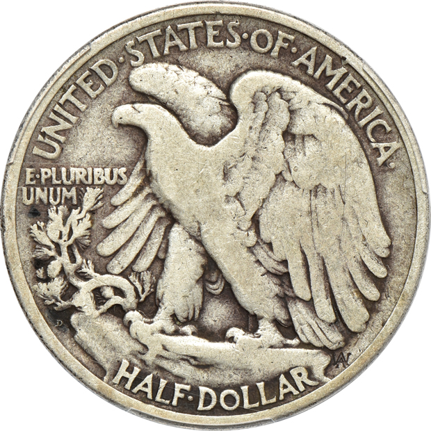1921-D VG-8, and a 1921-D VG-10, both PCGS