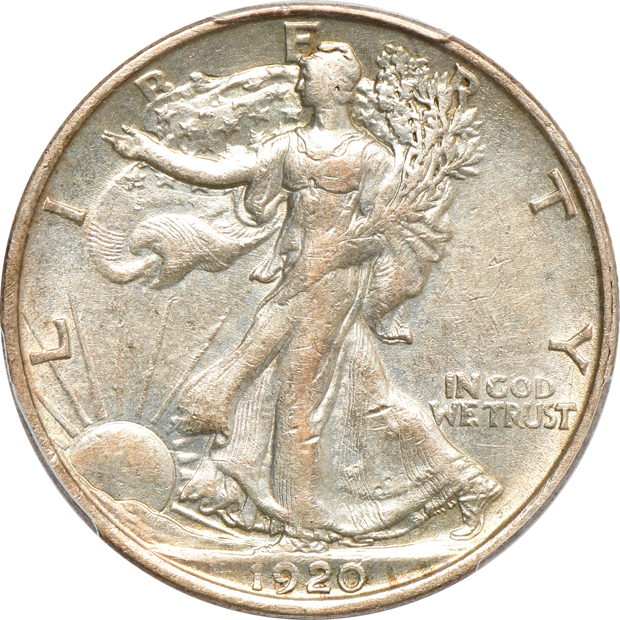 1920-S XF-45 and 1923-S XF-40, both PCGS