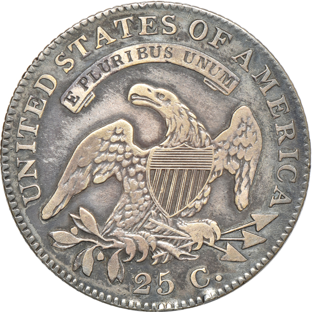 Capped Bust type set, as described