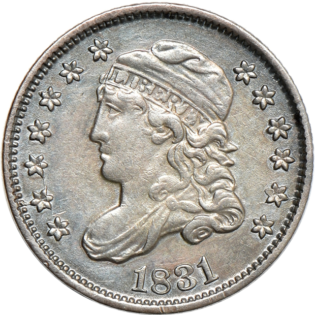 Capped Bust type set, as described