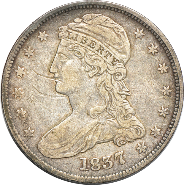 Capped Bust type set, as described