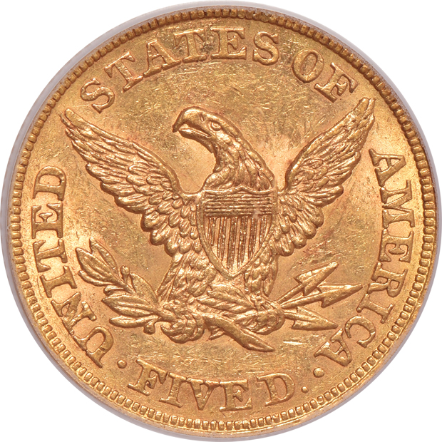 1861 PCGS AU-55