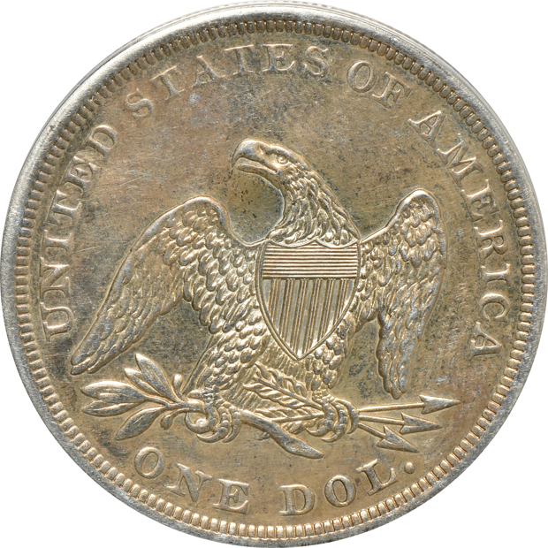 1851 Restrike ANACS PR-58 details/obverse tooled/polished