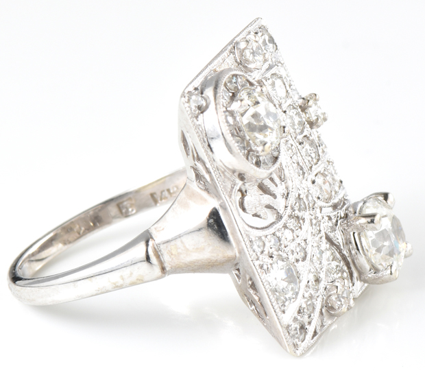 14K Diamond Ring