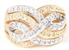 14K Two-Tone Sonia B. Diamond Ring