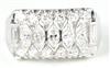14K White Gold Diamond Band